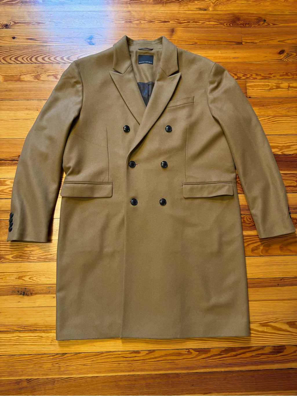 Super Rare Banana Republic X Kevin Love Double-Breasted Men’s Coat Sample